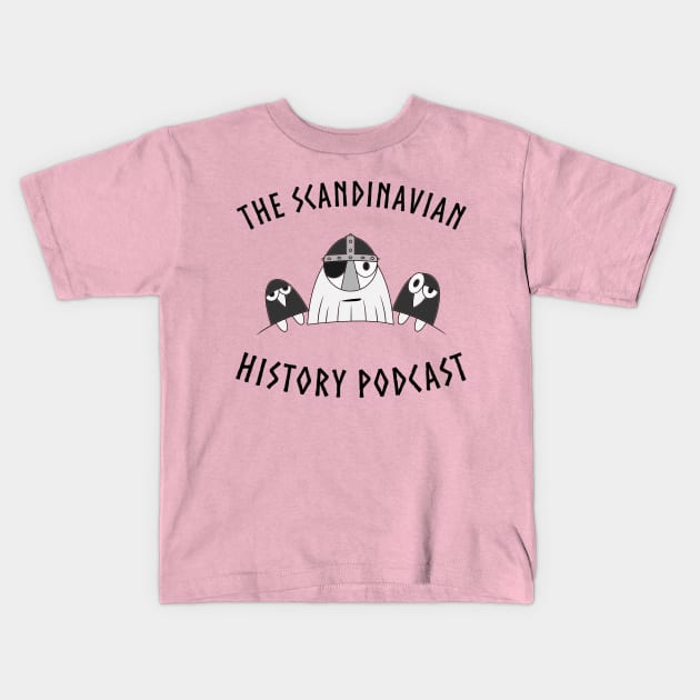 The Scandinavian History Podcast - Logo. Kids T-Shirt by The Scandinavian History Podcast